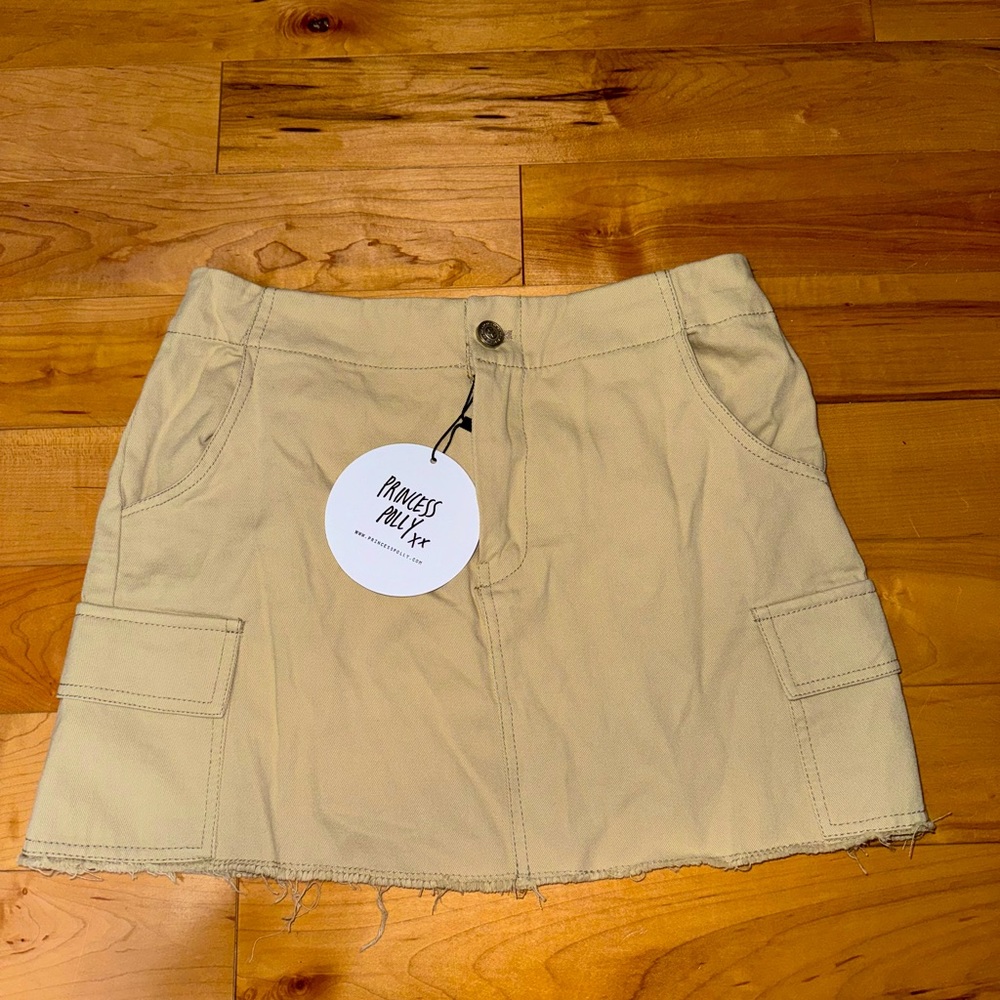 NWT princess polly cargo skirt